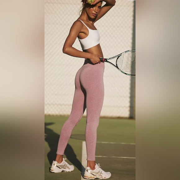 🌟 NWOT 🌟 Free People Movement high plank heather leggings - Picture 3 of 5